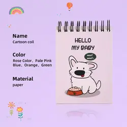 Compact Spiral Pocket Journals - Ideal for Work, School, Travel, and More (Pink)