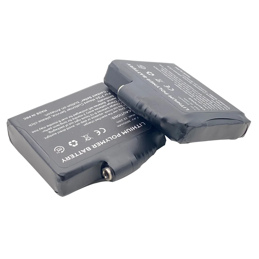 Luvas Aquecidas Bateria 7550602s Polímero de Lítio 7.4v 3000mah Colete de Aquecimento Meias de Aquecimento Carregador Livre Unidades - Image 2