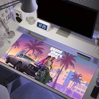 Game G-GTA 6 Large PC Mouse Pad For Non-Slip Gaming Laptops Gamer Carpet Keyboard Mat Desk Protector 2