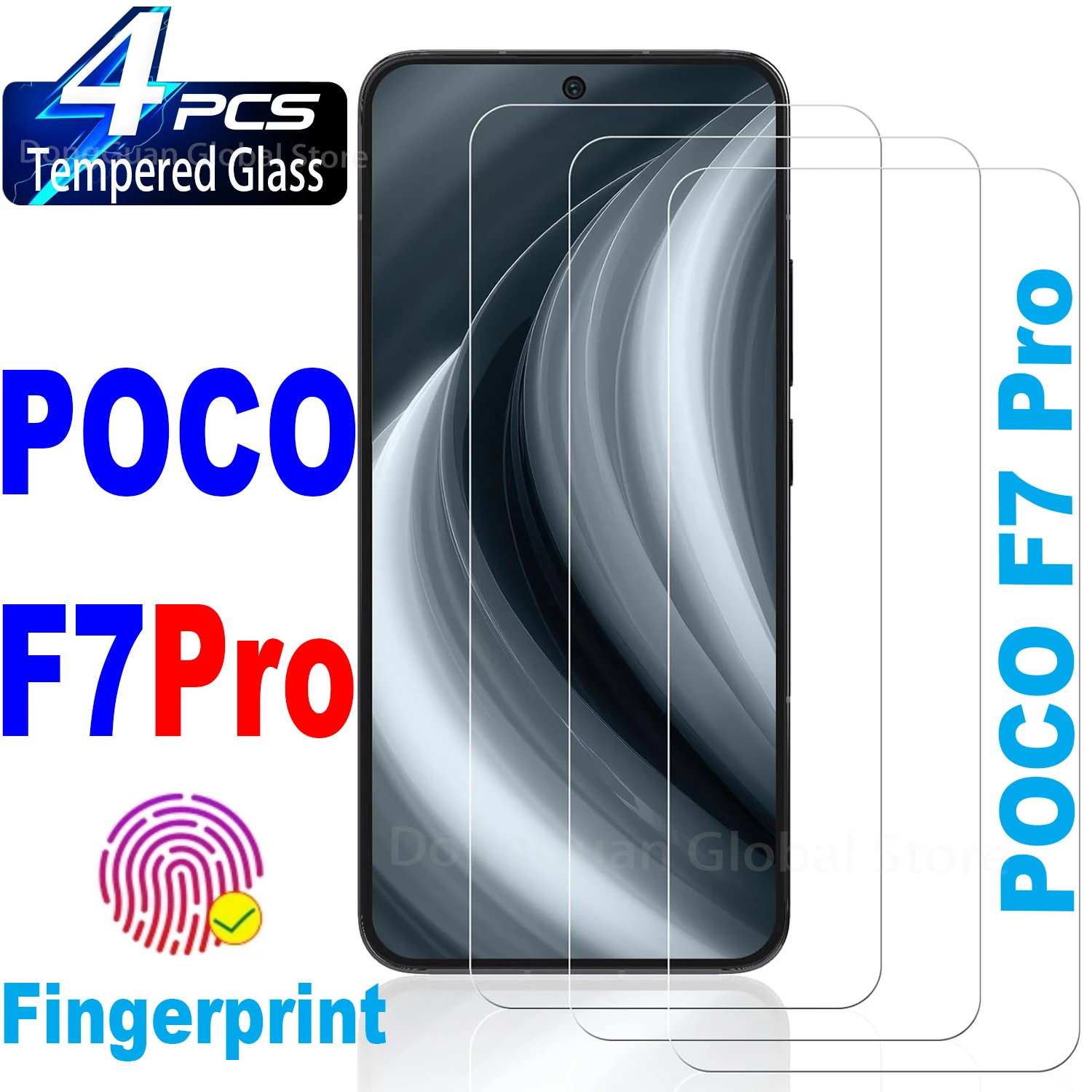 Holilo Privacy Pellicola Protettiva per Xiaomi POCO F7 5G[2 Pezzi] Anti Spy in Vetro Temperato, Pellicola Durezza 9H Protezione Schermo Anti-graffio