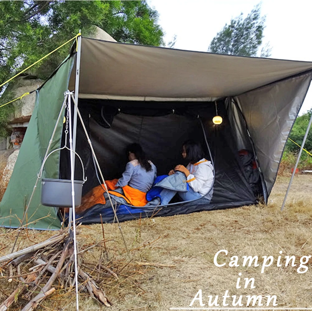 Bushcraft Tent for Outdoor Camping Double Layer Waterproof