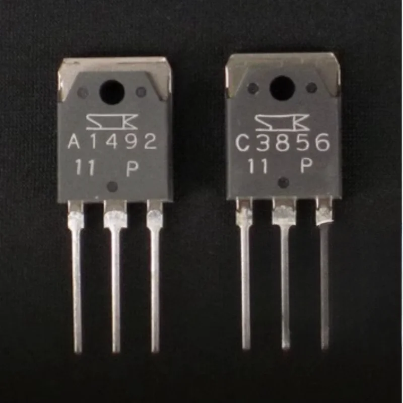 2 Pair/4 pcs new original genuine (2pcs 2SA1492+2pcs 2SC3856) 2SA1492/2SC3856 A1492/C3856 Audio amplifier pairing tube