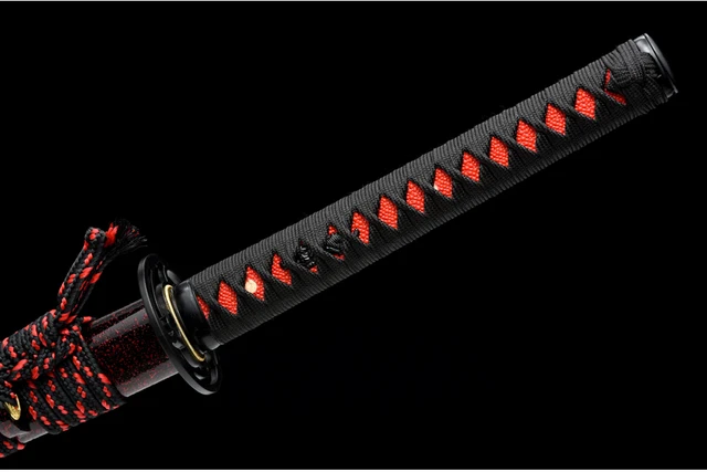 Muramasa Swords T10 Katanas Clay Tempered Red Hamon Blade Home