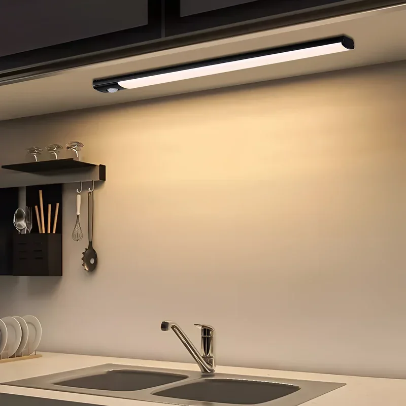 Light Closet led Sensor Movement Rechargeable Wireless Cabinet Lamp Kitchen Light Under Cabinet Ultra-thin Interior Closet