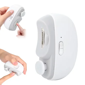 Electric Nail Clipper Grinding and Polishing 2 in 1 Multifunctional Portable Automatic Nail Grinder Electric Manicure Tool