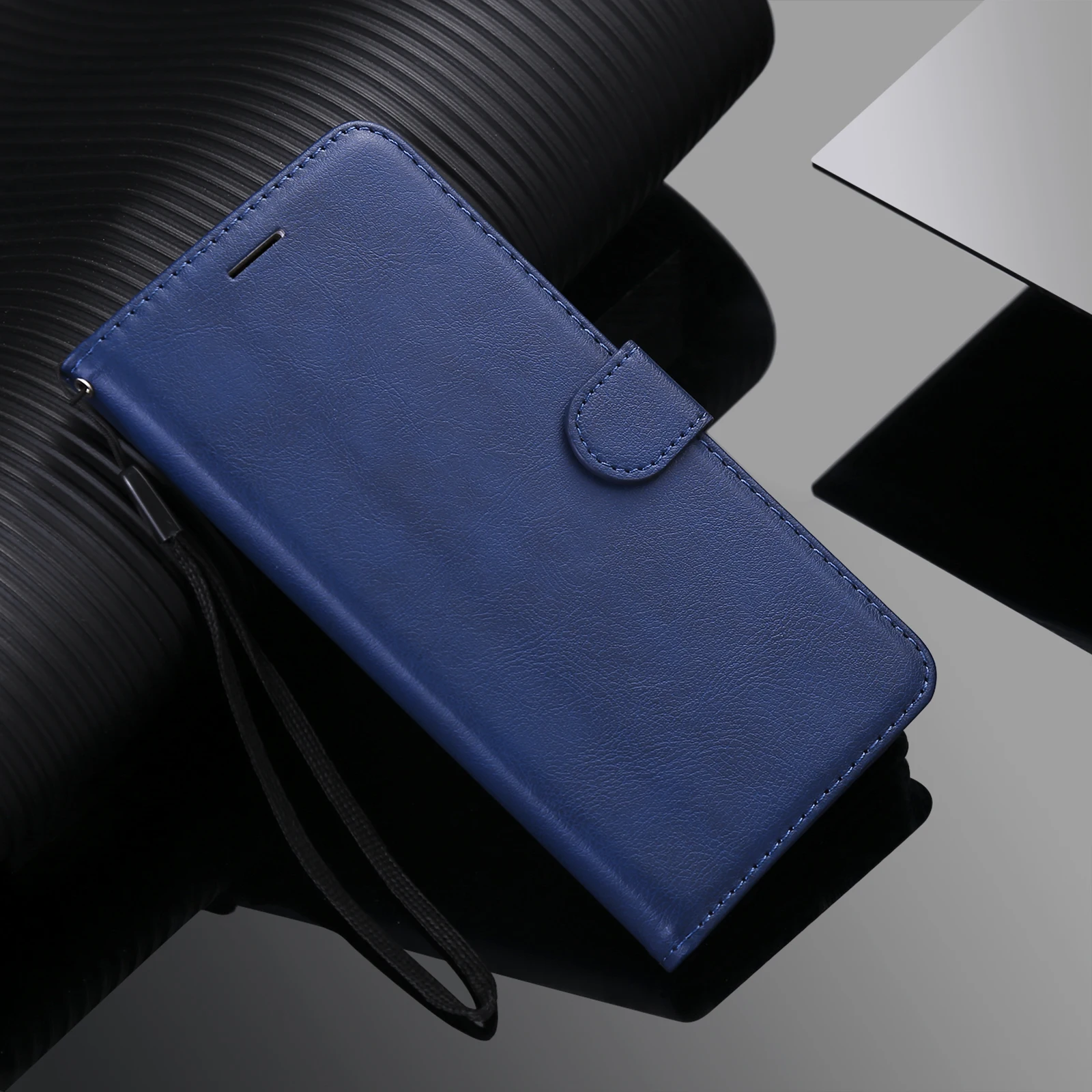 Luxurious PU Leather Flip Wallet Case with Card Holder – Elegant Design for Various Huawei and Honor Devices