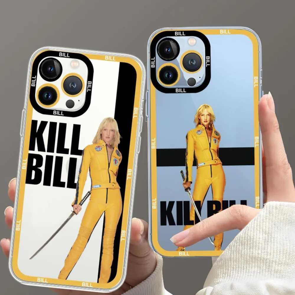 Custodia Per Telefono Kill Bill Movie Per Iphone 11 12 Mini 13 14 15 Pro Max Custodia Trasparente