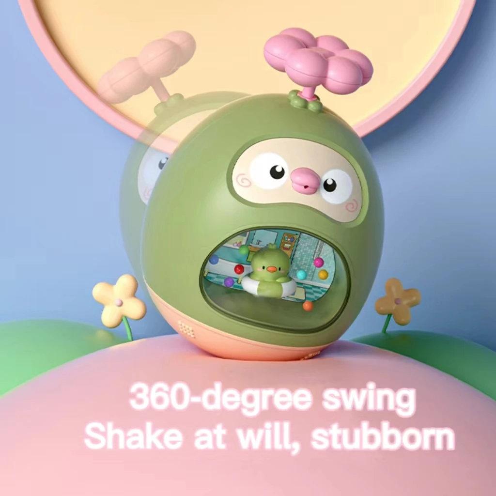 Baby Bath Toy Amphibious Cute Fun Spray Water Tumbler Toy Water Bathtub Pool Beach Kids Baby Toys 12 Months Bathing Bathroom — view 3