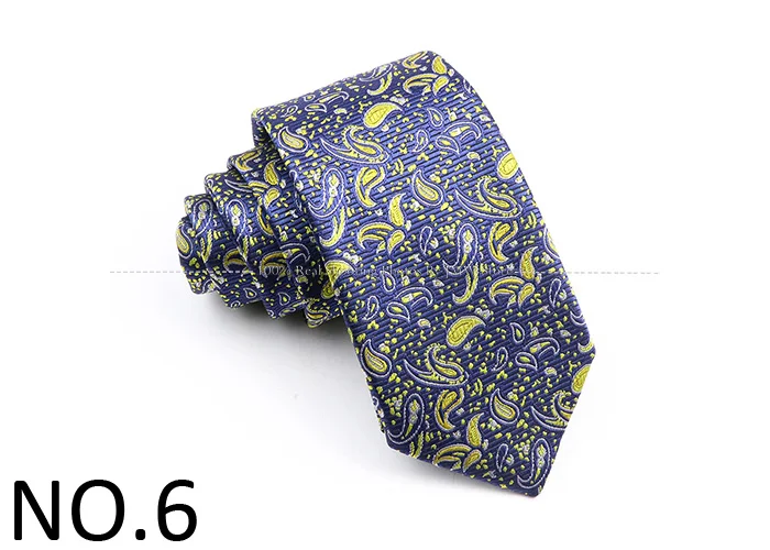 Neue dünne 7cm Krawatten für Männer Hochzeits kleid Krawatte schwarz Blumen gestreifte Patchwork Krawatte Business schlanke Hemd Zubehör Geschenk Krawatte – Detail 6