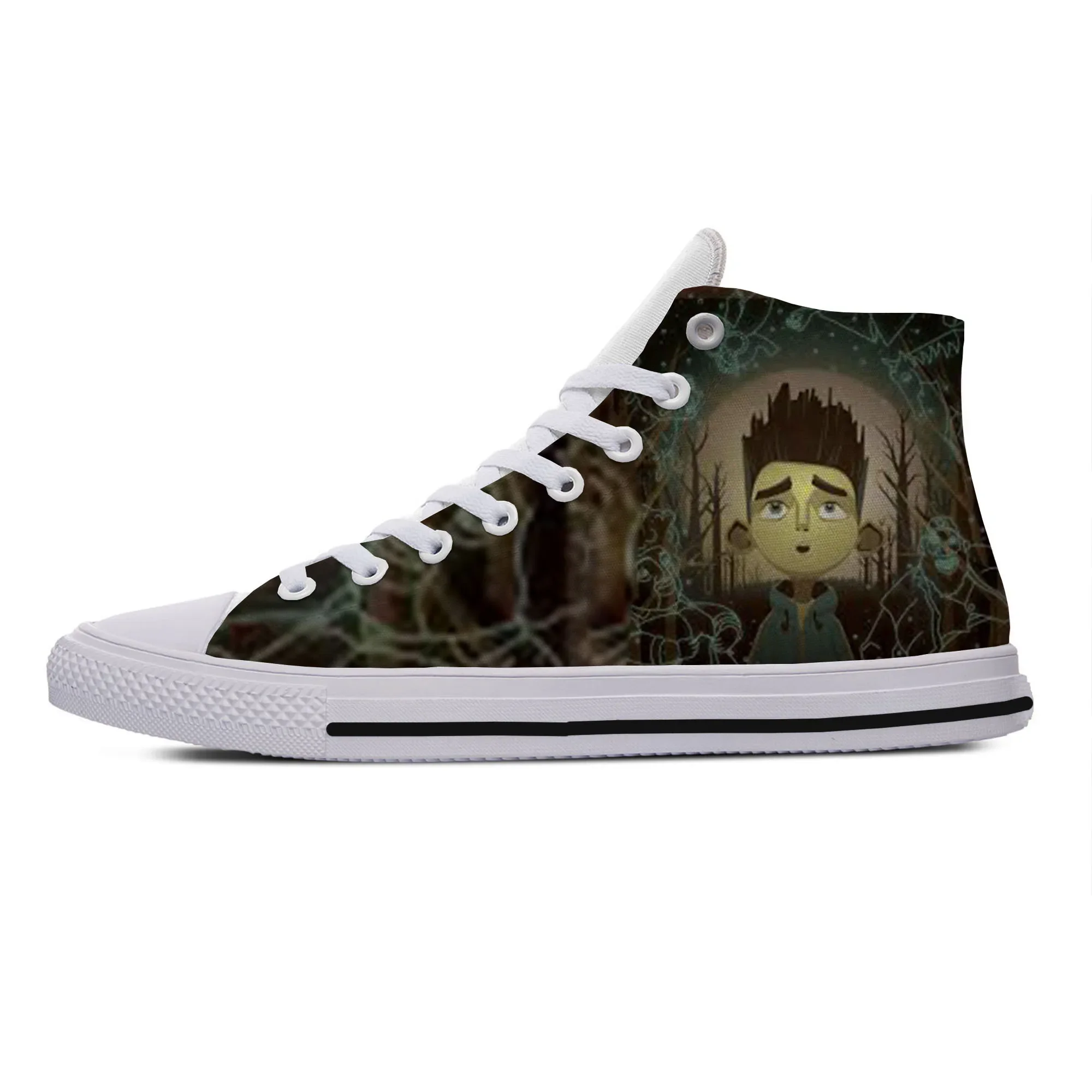 Hot Cool Fashion New Summer Sneakers Latest Casual Shoes Cartoon Cute Men Women ParaNorman High Help Classic Board Shoes