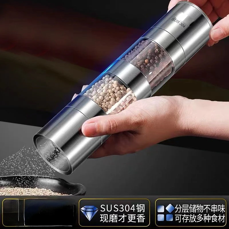 Household freshly ground pepper powder black pepper grain pepper sea