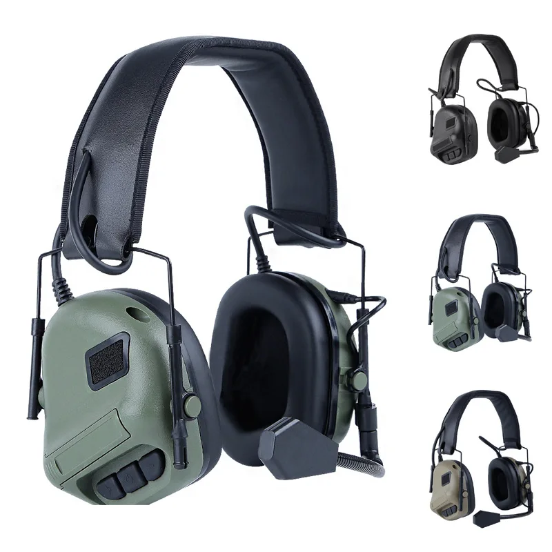 

Tactical Headphone Outdoors Shooting Military Noise Reduction Hunting Headsets Required For Use With PTT