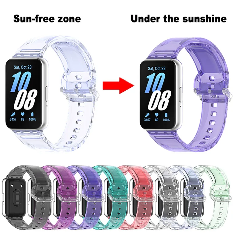 Photochromic TPU Sport Strap: Adjustable Replacement Band