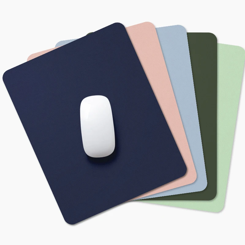 Anti-slip Mouse Pad PU Leather Gaming Mice Mat Desk Cushion Universal Comfortable For Laptops PC Computer Home & Office Supplies