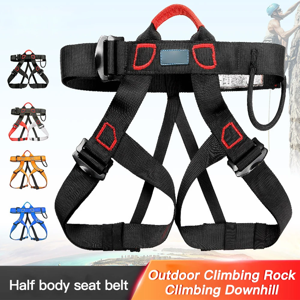 

Ремень безопасности для спорта на открытом воздухе, упряжка для скалолазания и скалолазания, аксессуар для скалолазания