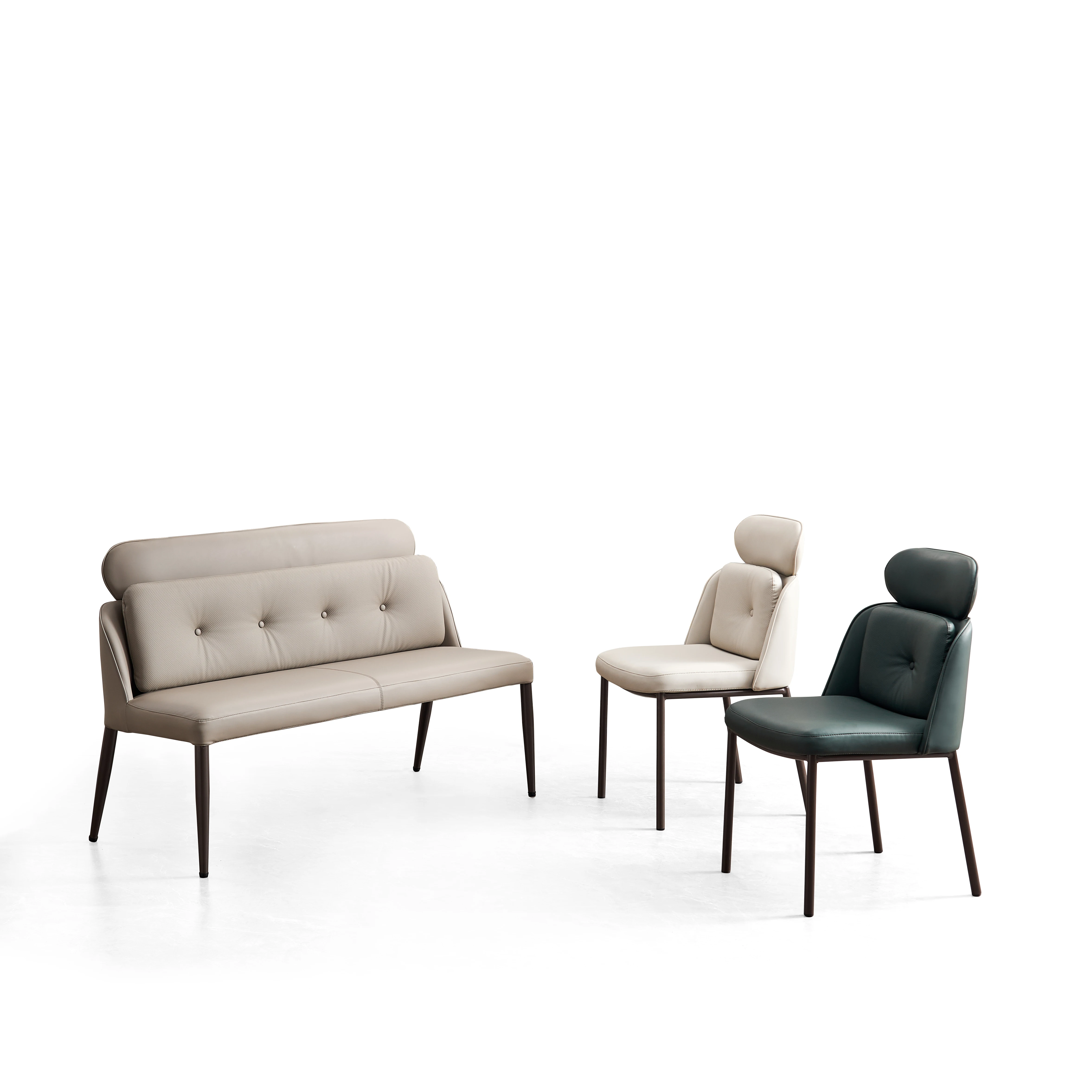 Light Luxury Dining Chair Home Nordic Modern Backrest Chair Restaurant Leisure