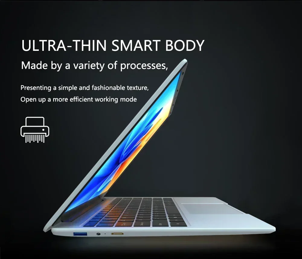 HUAV 14.1 FHD 스크린 노트북, 인텔 셀러론 J4105, 8GB RAM, 1024GB SSD, 윈도우 11 학생 노트북, 와이파이 블루투스, 2023 신제품