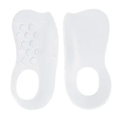 Orthopedic Arch Support Insoles for Flat Feet and O - Shaped Legs (White)
