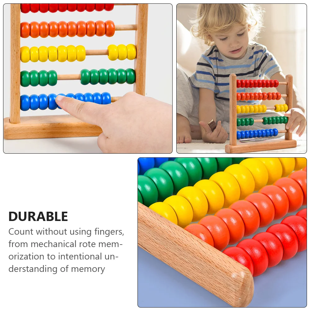 Kids Wooden Abacus Bead Frame Arithmetic Rack Educational Toy Math Learning Aid Developmental Tool Early Teaching Equipment educational toys math toys learning puzzle toys teaching aids toys learning board toy