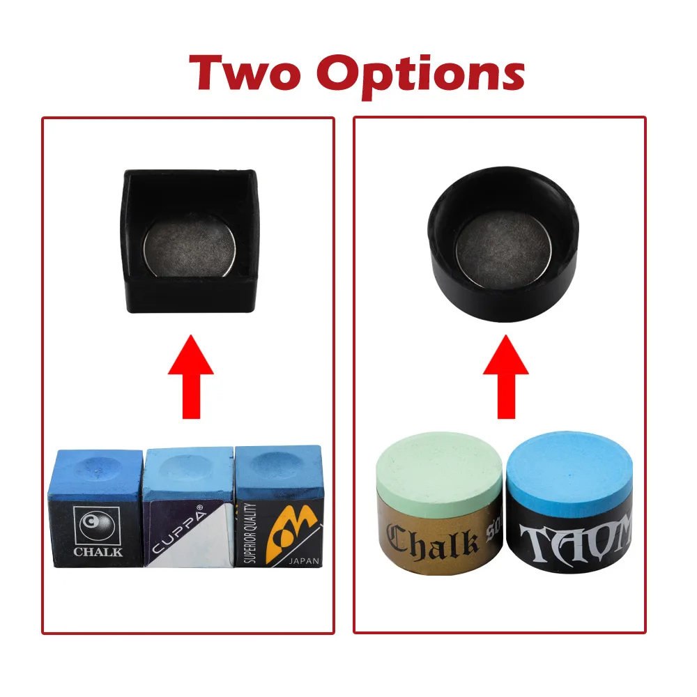 CRICALBilliard Chalk Holder  Magnetic Silent Chalk Case Stronger Force Built-in Double-sided Strong Magnet Billiard Accessories