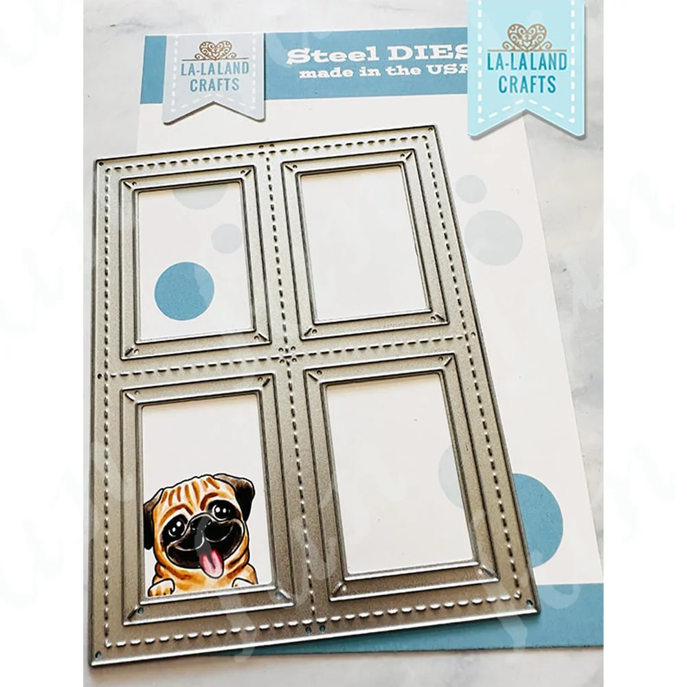 

Squared Rounded Window Sills Cutting Dies for DIY Scrapbooking Crafts Die Cuts Stencils Photo Album Template Handmade Decoration