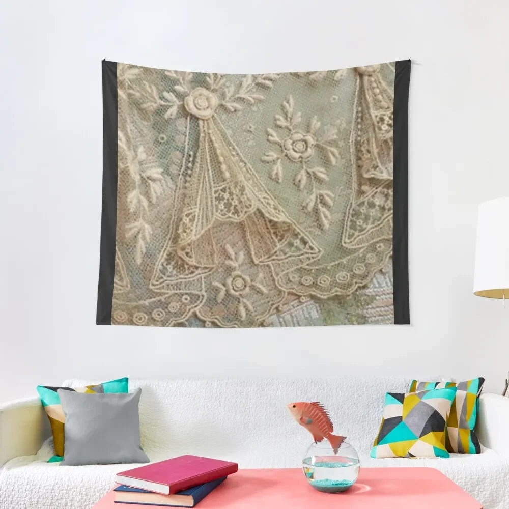 

Beautiful Victorian Lace Print Tapestry Decoration For Rooms Decoration For Home Carpet On The Wall Wallpaper Tapestry