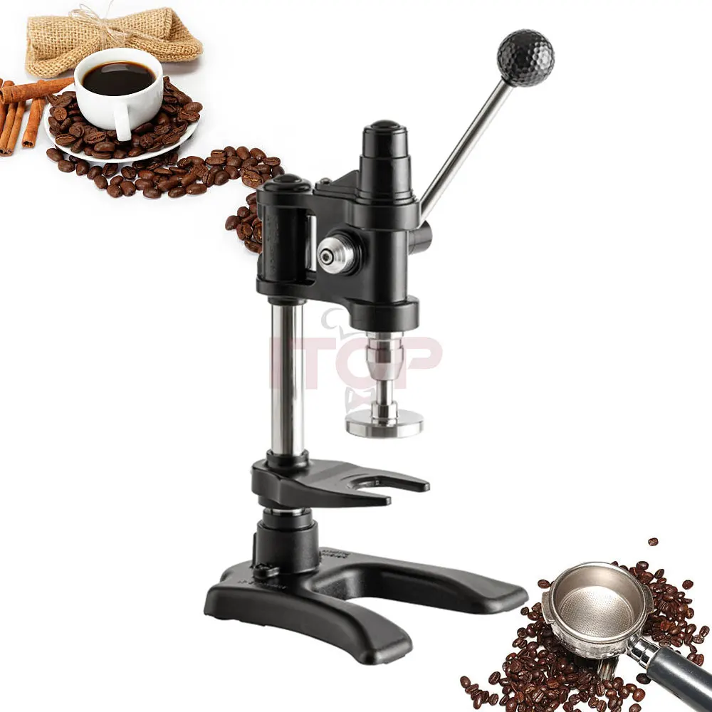 Coffee Accessories  58MM Manual Coffee Tamper Adjustable Depth- Professional Espresso Hand Tampers