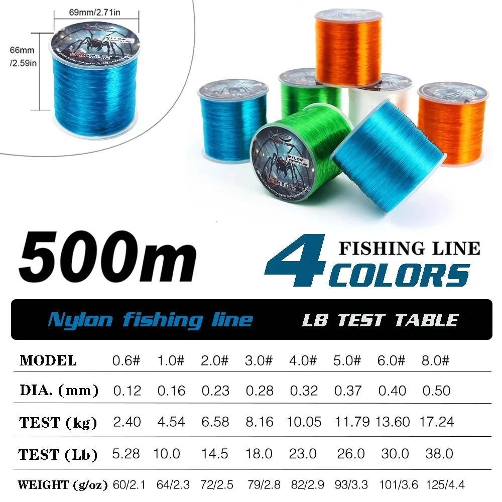 Monofilament Nylon Fishing Line 4