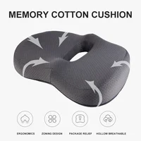 Memory Foam Pillow Cushion Chair Cushion Protection Hip Butt Hemorrhoids Seat Cushion Office Chair Cushion Long-sitting 1