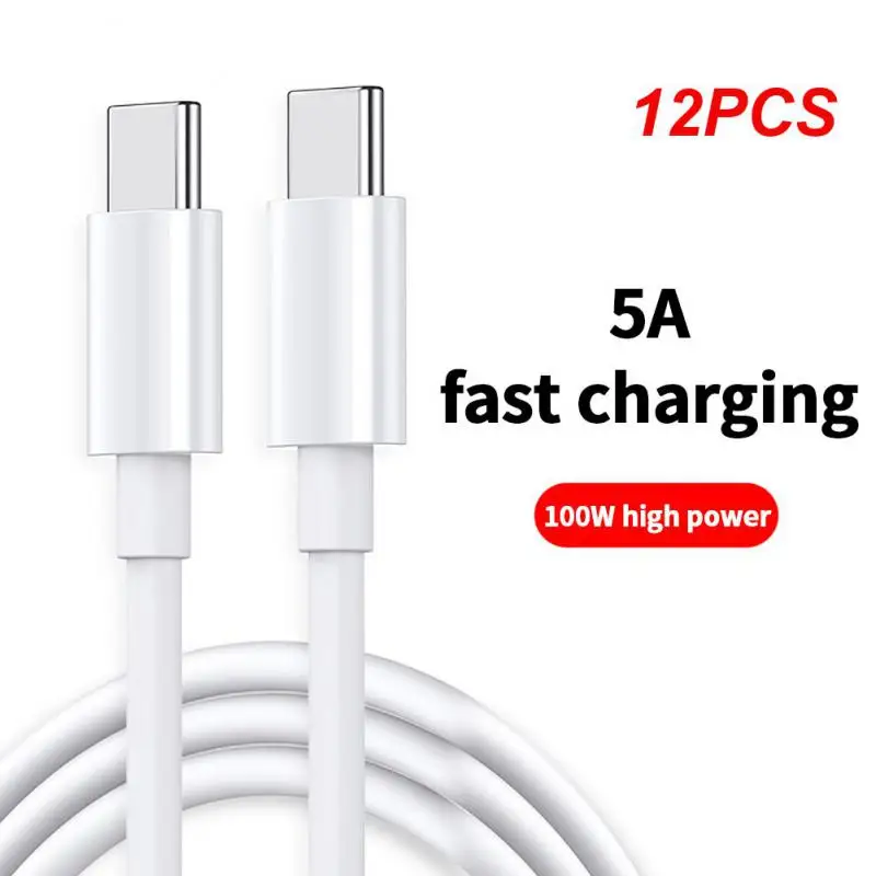 

12PCS 7A USB C-type Super Fast Charging Cable is Suitable For Mi12 Oneplus Realme P30 P40