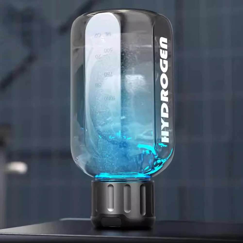 1500ml Hydrogen Water Bottle Large Capacity Sports Water Bottle USB Rechargeable Rich Molecular Hydrogen Generator