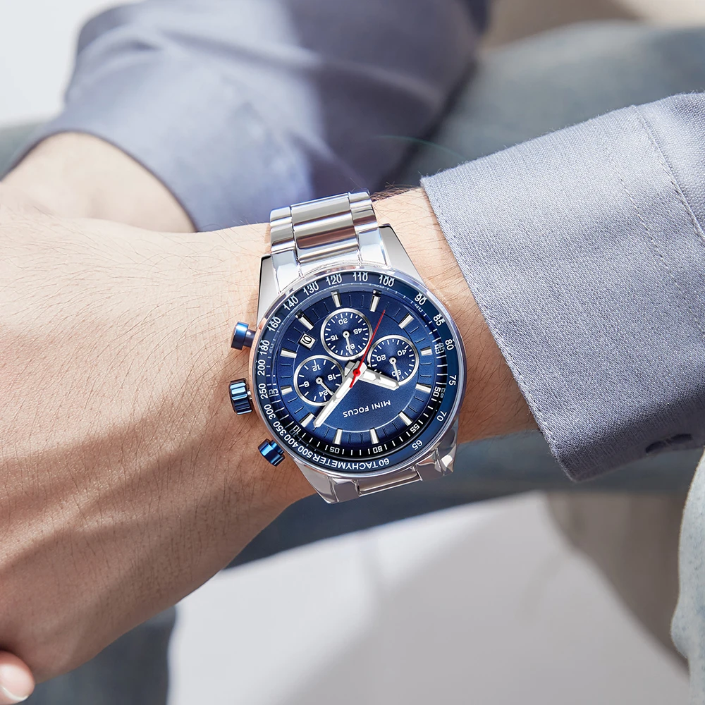 MINI FOCUS Quartz Watch for Men Waterproof_voghion.com