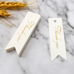 Elegant White, Kraft, and Red Paper Gift Tags - Set of 50 for Weddings, Birthdays, and Christmas Celebrations (White)