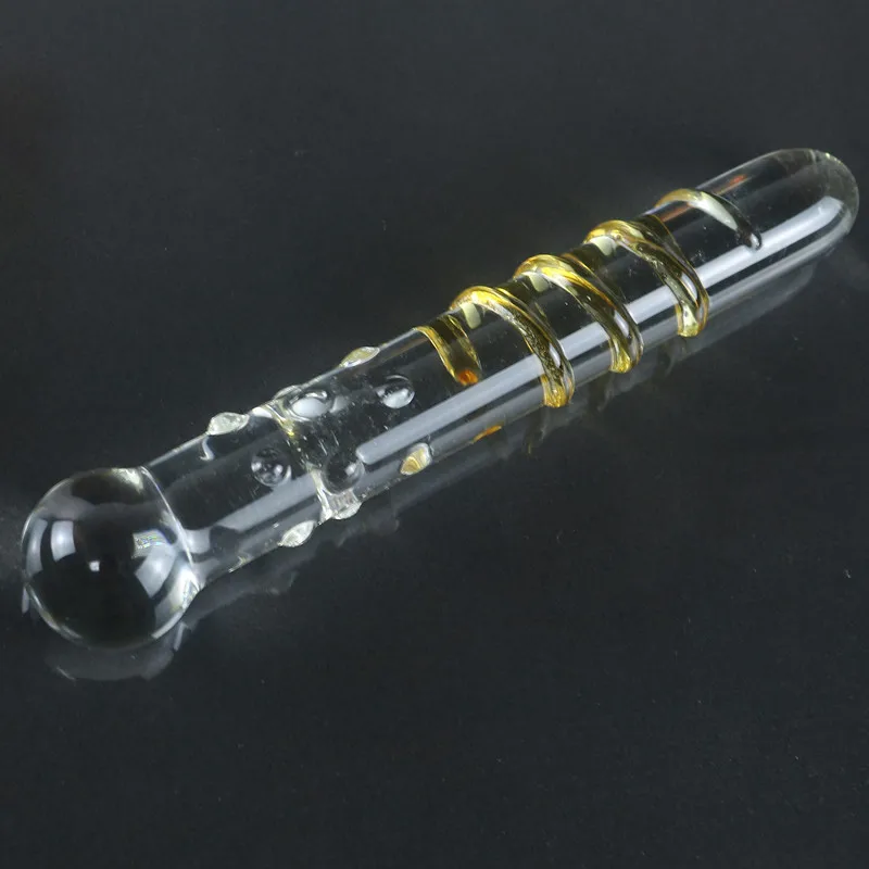 Stili di vetro 3 dildo cristallo artificiale perline anali butt plug massaggio prostatico masturbarsi se_voghion.com