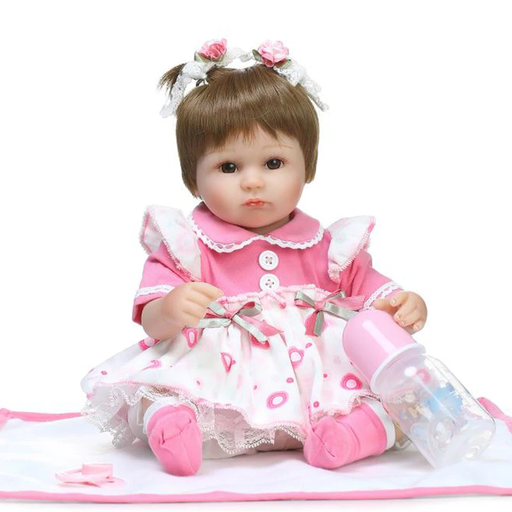 

Кукла новорожденная с уже законченным рисунком, 42 см