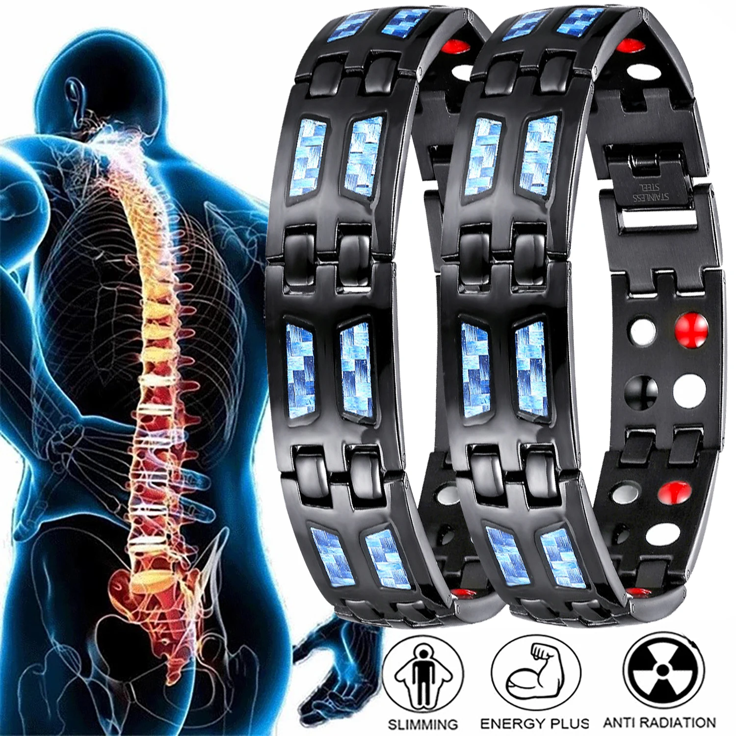 Anti Radiation Bracelet at Rs 1200/piece | Bio Magnetic Bracelet in Noida |  ID: 14716797348