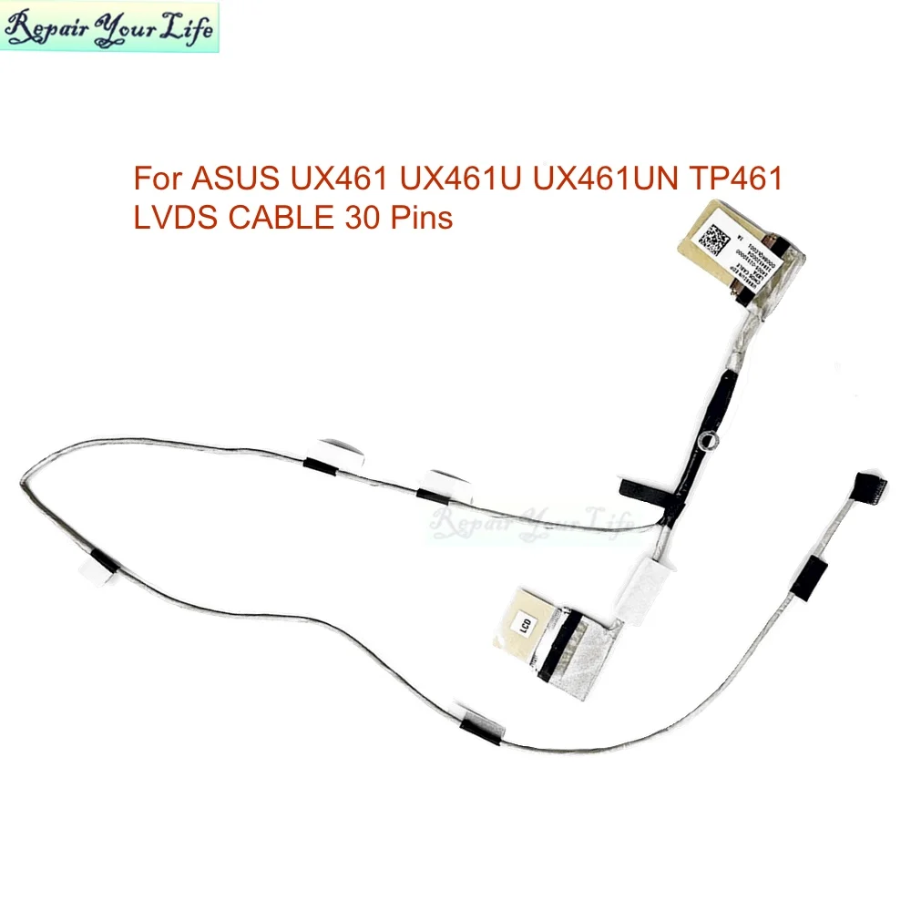 Cabo Video da Tela do Lcd do Portátil para Asus Tp461 Ux461u Ux461un Ux461un Conduziu a Câmera da Fita do Cabo Flexível 1400502510000 Dd0bkqlc001 30p