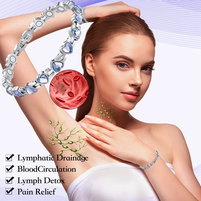 EnerCoppeX Bracciale da donna in rame per artrite e articolazioni, braccialetto magnetico in rame puro per tunnel carpale, 3500 Gauss efficace magneti per alleviare il dolore, gioielli regalo