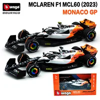 Bburago 1:43 2024 F1 Mercedes-AMG W15 #44 Hamilton Mclaren MCL38 MCL60 Monaco GP #4 Norris #81 Piastri Formula Car Model Gifts 1