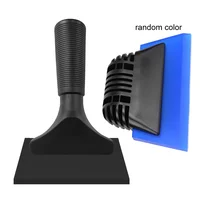 1set Silicone Scraper Car Glass Rubber Squeegee Window Tint Tool Water Wiper Mirror Cleaning Water Blade Car Accessories Shovel