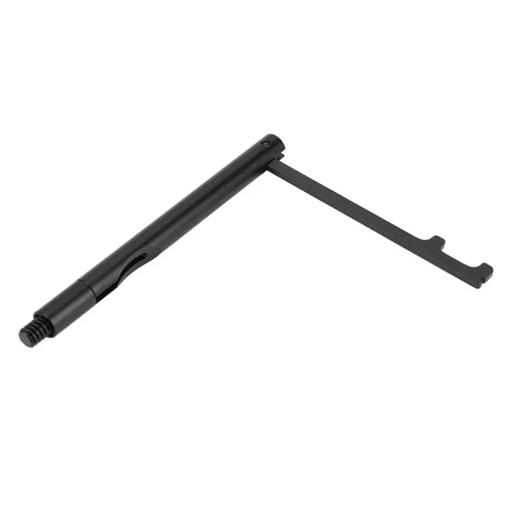 Folding Camping Folding Lamp Pole 1/4 Tripod Screw Lamp Post Hanging Light Holder Stick for Camping Fishing Picnic BBQ Outdoor