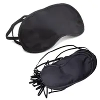 Portable Black Sleep Mask for Women Men Soft Portable Sleeping Eye Mask Eyeshade Cover Shade Eye Patch Blindfold Travel Eyepatch 1