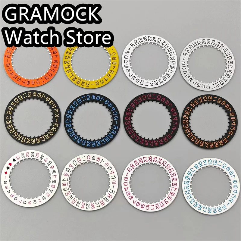 Versatile Multi-Color Date Wheel for Watch Calendar Modification and Repair Tools