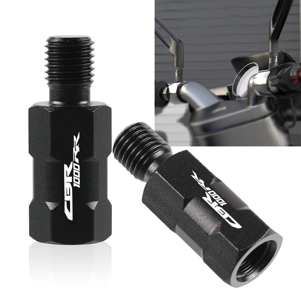 Moto M8/M10 Adattatore Specchio Vite Riser Per Honda Cbr1000F Sc24 Cbr1000Rr /Fire/Sp Cbr1100Xx/Nero Cbr1100Xxv Xxw 1993-2024