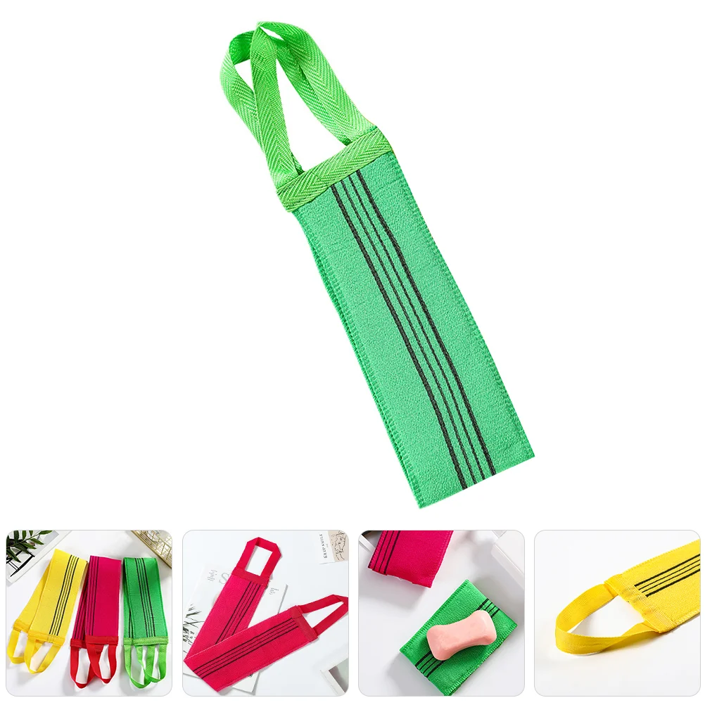 

Back Exfoliating Scrubber Shower Towel Reusable Bathing Cloth Body Cleaning Washing Scrubbing Towel Bath Accessory Random Color