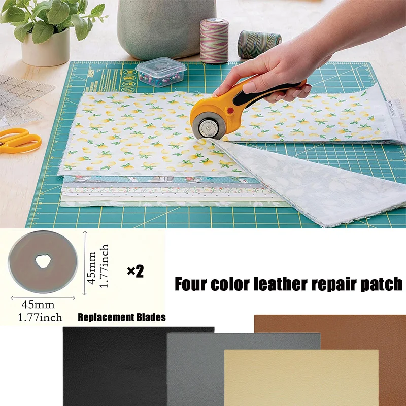 Rotary Fabric Cutter for Hand-Made Fabrics Cards Clothing Production