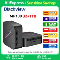 Blackview MP100 NEW Mini PC AMD R7 5700U  Windows 11 Home 8-Core 16-thread 32GB DDR4 1TB SSD WiFi 6 Mini Computer PC BT5.2
