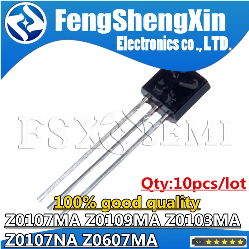 

10pcs Z0107MA TO-92 Z0107M TO92 Z0107 Z0109MA Z0109 Z0103MA Z0107NA Z0607 Z0607MA Transistor