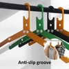 Aluminum Alloy Folding Coat Clothes Hanger for Travel Outdoor Camping Portable Clothing Drying Rack Wardrobe Organizer Tools 1