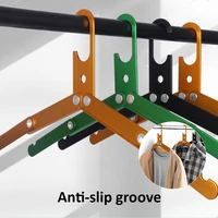 Aluminum Alloy Folding Coat Clothes Hanger for Travel Outdoor Camping Portable Clothing Drying Rack Wardrobe Organizer Tools 1